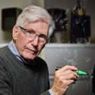 Distinguished Professor J. Anthony (Tony) Tyson at the blackboard